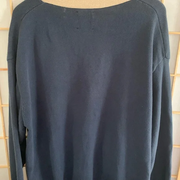 Free People Found Varsity Contrast Cardigan Small - Picture 8 of 9